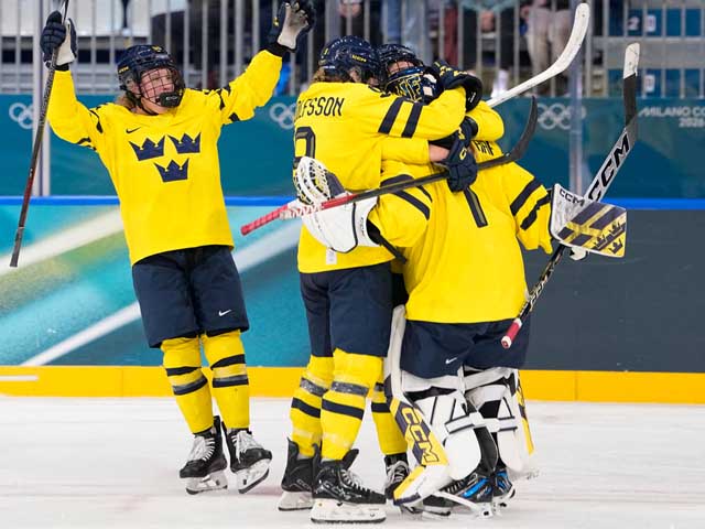 Олимпиада. Хоккей. Шведки разгромили сборную Германии