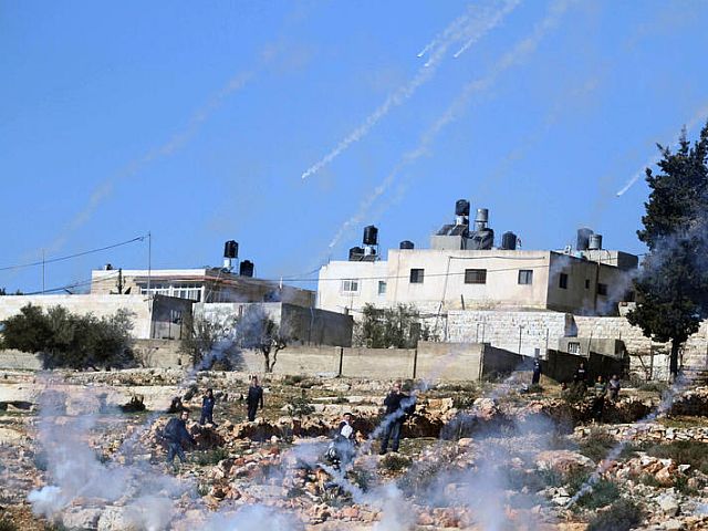 Во время беспорядков в районе Наби-Салах (архивное фото)