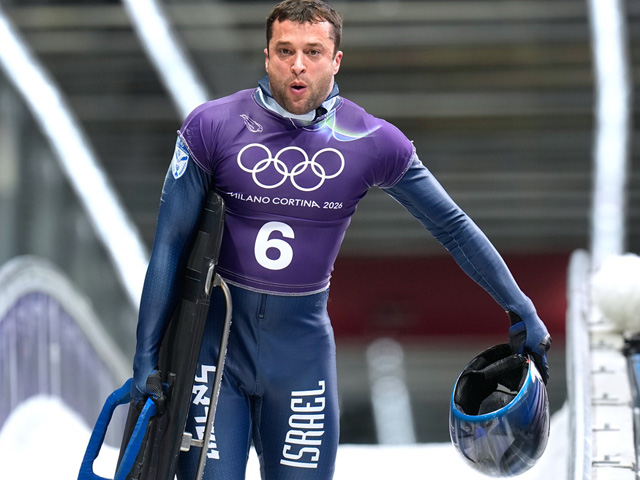 Олимпиада. Скелетон. Пятая официальная тренировка. Израильтянин занял 18-е место
