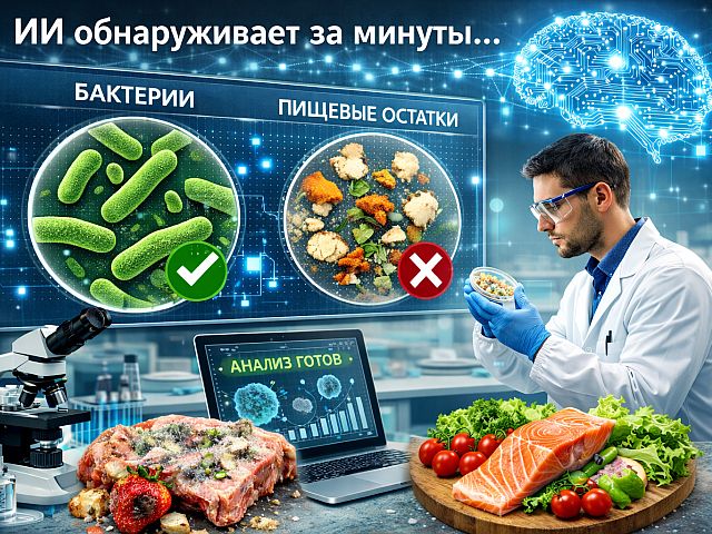 Искусственный интеллект улучшает обнаружение пищевых загрязнений
