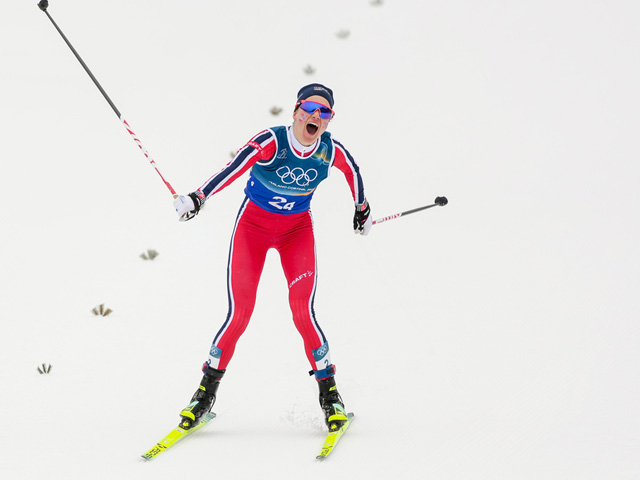 Олимпиада. В эстафете победили норвежские лыжницы