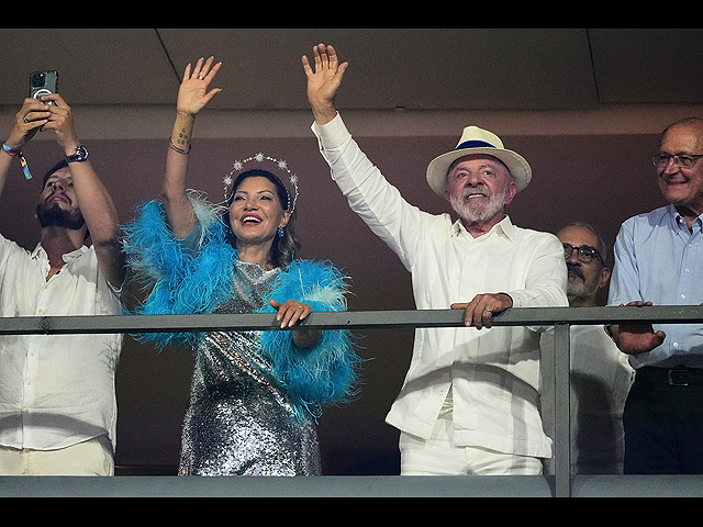 Президент Бразилии Луис Инасиу Лула на Самбодроме