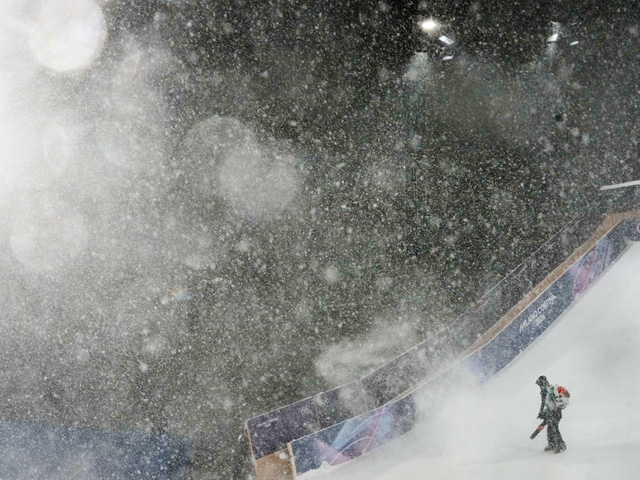 Олимпиада. Из-за сильного снегопада перенесены соревнования по фристайлу