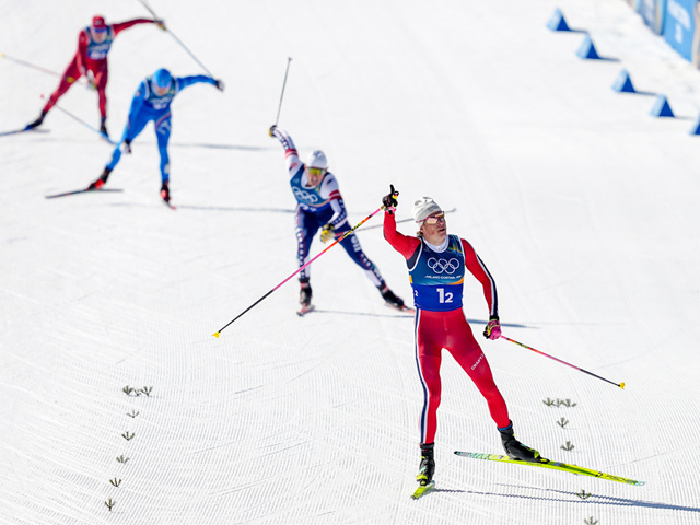 Олимпиада. Лыжные гонки. В командном спринте победили норвежцы
