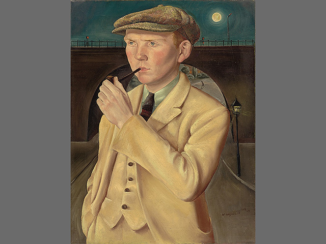 Вильгельм Лехнитт, Портрет моего брата (Макса Лехнитта). Деталь, 1924 Grisebach GmbH