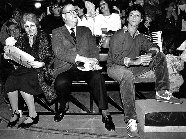 С актрисой Ханной Ласло и израильским политиком Абба Эбаном,1984 год