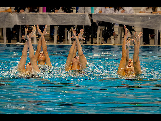 Чемпионат Израиля по синхронному плаванию. Фоторепортаж