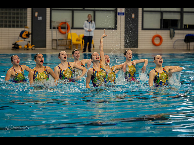 Чемпионат Израиля по синхронному плаванию. Фоторепортаж