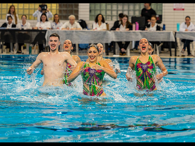 Чемпионат Израиля по синхронному плаванию. Фоторепортаж