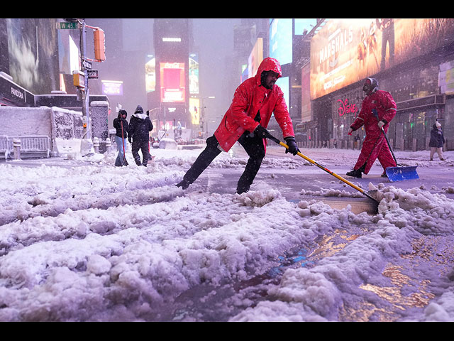 Рекордный снегопад на востоке США. Фоторепортаж