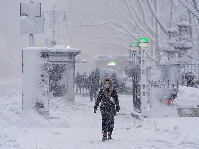 Рекордный снегопад на востоке США. Фоторепортаж