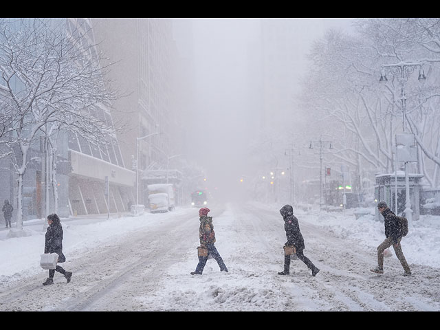 Рекордный снегопад на востоке США. Фоторепортаж