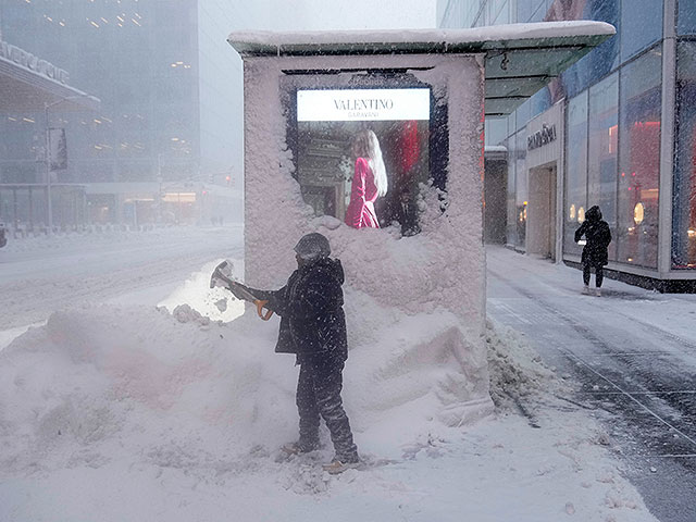 Рекордный снегопад на востоке США. Фоторепортаж