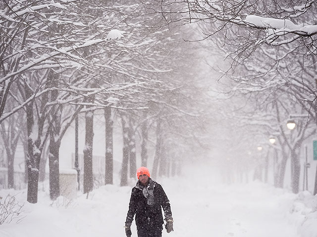 Рекордный снегопад на востоке США. Фоторепортаж