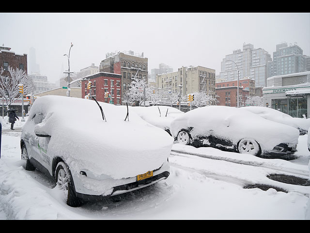 Рекордный снегопад на востоке США. Фоторепортаж