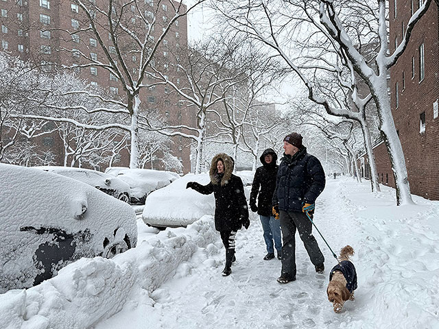 Рекордный снегопад на востоке США. Фоторепортаж