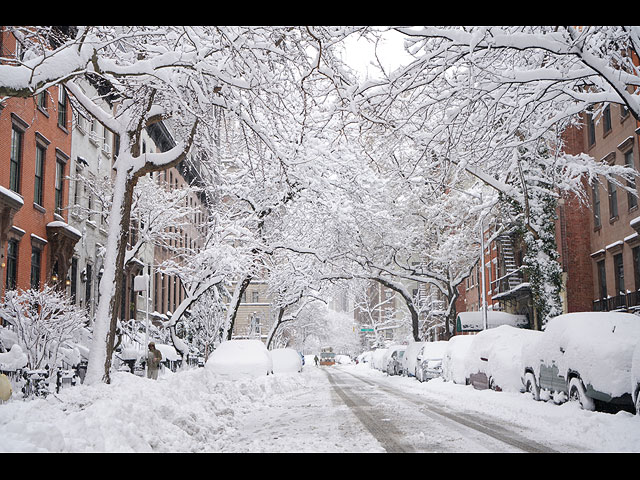 Рекордный снегопад на востоке США. Фоторепортаж