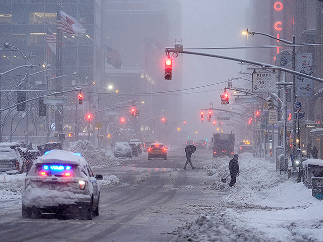 Рекордный снегопад на востоке США. Фоторепортаж