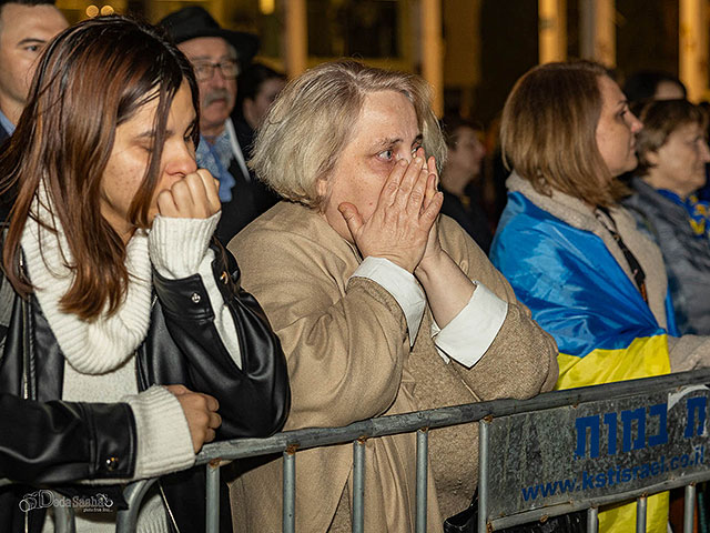 Митинг в поддержку Украины в Тель-Авиве. Фоторепортаж