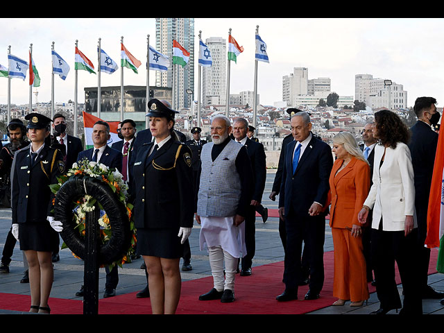 Визит премьер-министра Индии Нарендры Моди в Израиль. Фоторепортаж