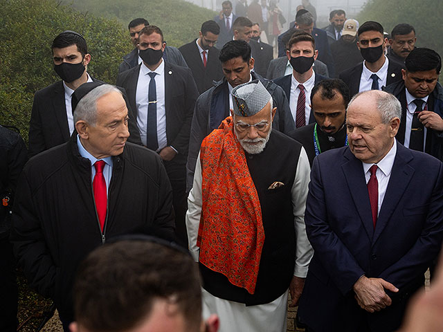 Визит премьер-министра Индии Нарендры Моди в Израиль. Фоторепортаж