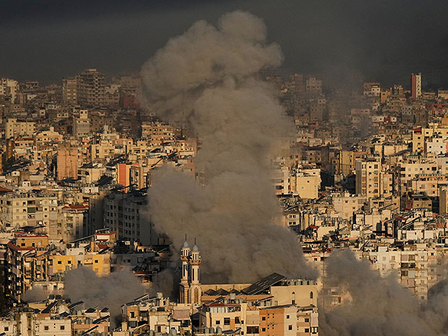 ЦАХАЛ завершил волну ударов по объектам "Хизбаллы" в Бейруте. Видео