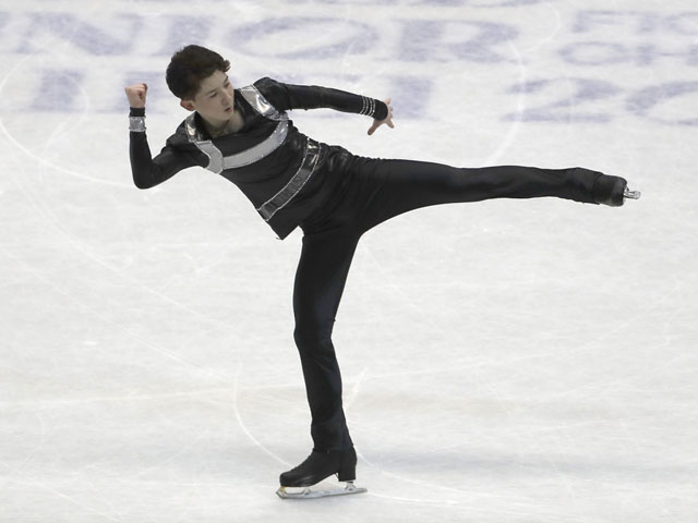 Молодежный чемпионат мира по фигурному катанию. Победил японец. Израильтянин на 16-м месте