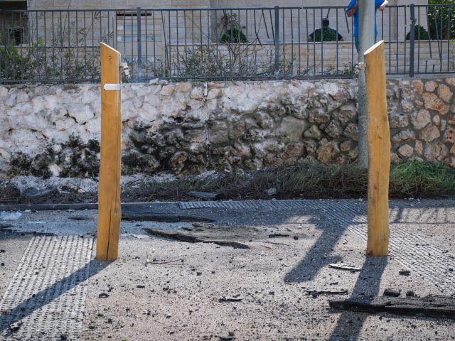 "Цева Адом" в Нагарии и окрестностях, ракетный обстрел