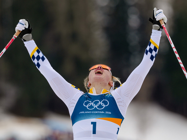 Олимпиада. Лыжный спринт. Весь пьедестал заняли шведки