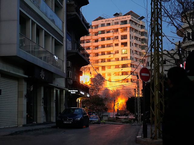 ВВС ЦАХАЛа нанесли удар по зданию в Бейруте