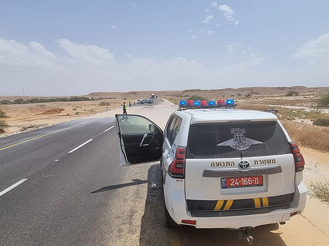 Полиция предупреждает о перекрытии дорог в Эйлат 25 марта из-за дождей