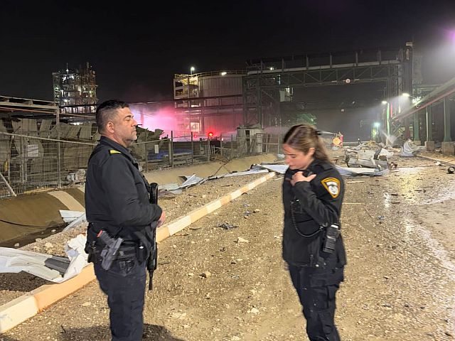 Вновь причинен ущерб предприятию в промзоне Неот Ховав