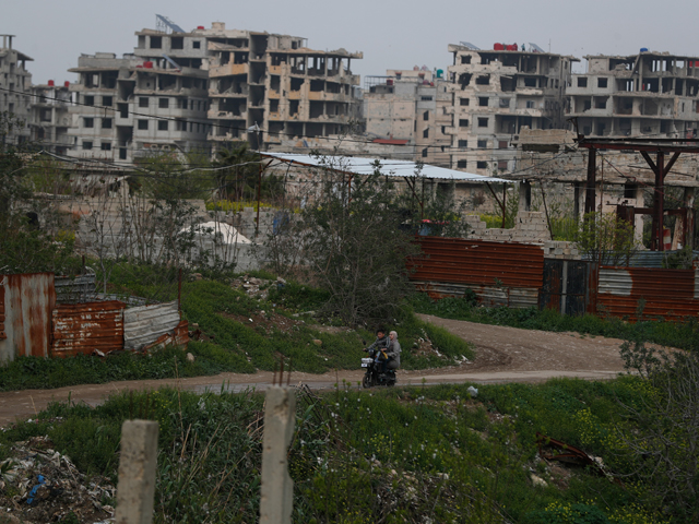 На западе Сирии публично "казнили" чучело Нетаниягу