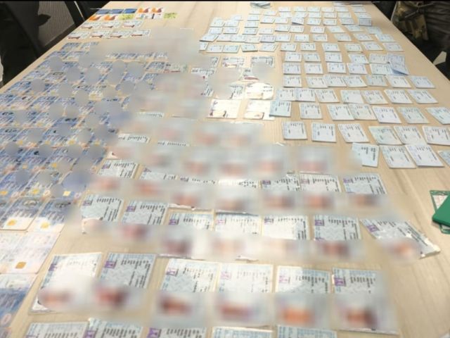 В центре Тель-Авива задержаны нелегалы с сотнями поддельных удостоверений личности