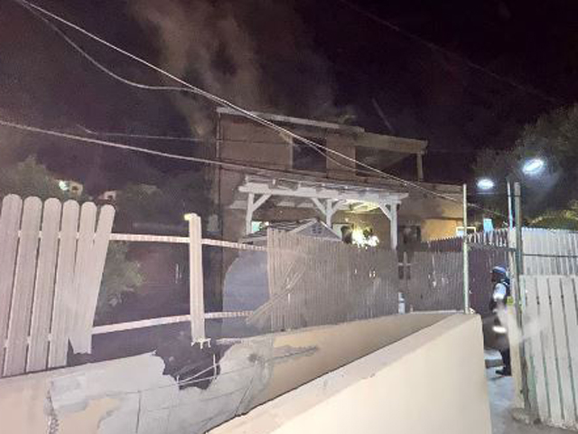 Прямое попадание в жилой дом в Кирьят-Шмоне