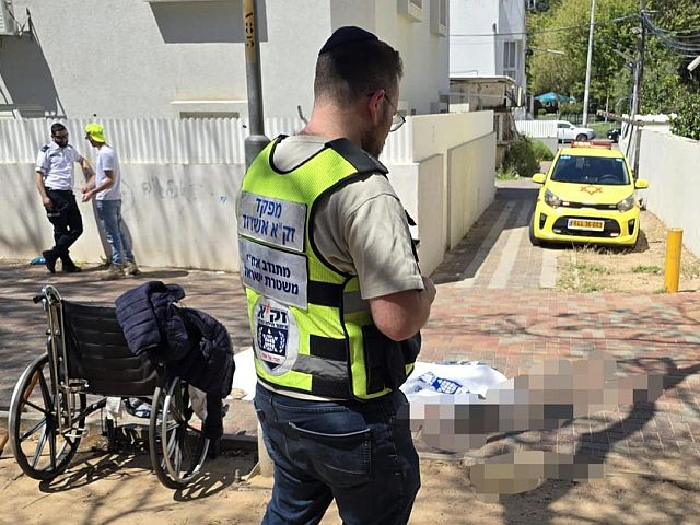 В Ашдоде между домами обнаружено тело мужчины на инвалидной коляске
