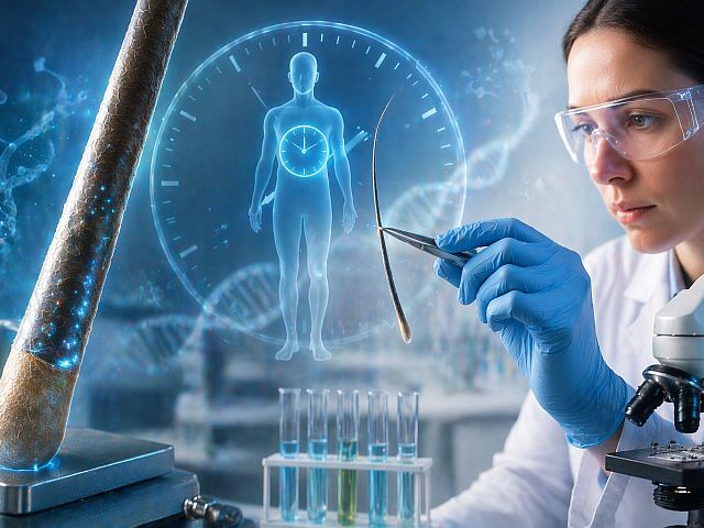 Ученые научились определять биологические часы человека по одному волосу