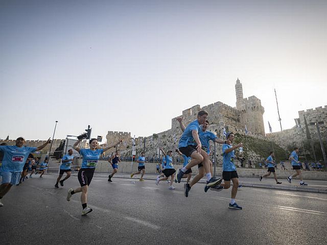 Иерусалимский марафон по сокращенной программе. Фоторепортаж
