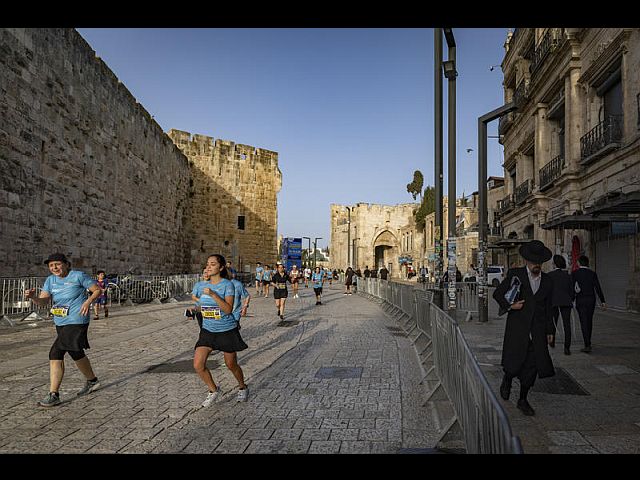 Иерусалимский марафон по сокращенной программе. Фоторепортаж

