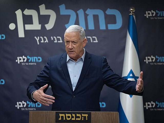 СМИ:  лидеры оппозиции предлагают Ганцу должность президента в обмен на отказ от участия в выборах