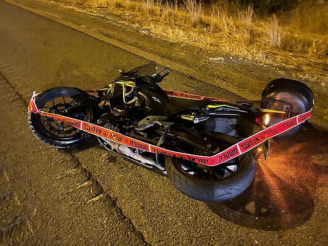 Авария в Рош а-Айне, тяжело травмирован мотоциклист
