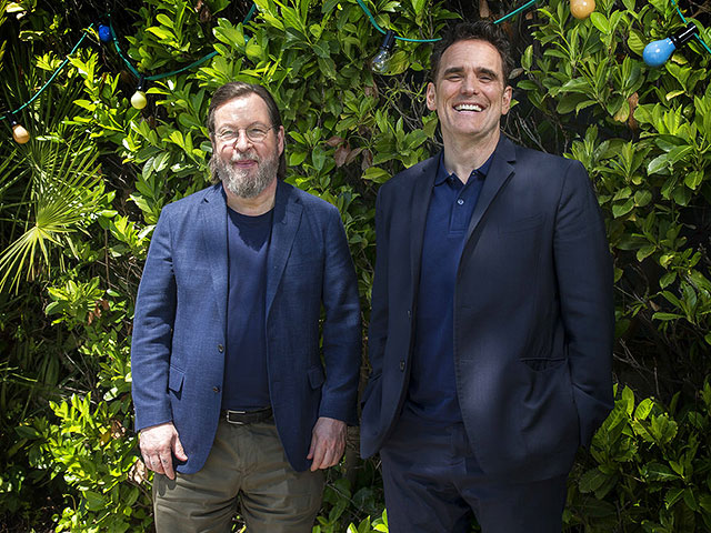 С актером Мэттом Диллоном, 2018 год