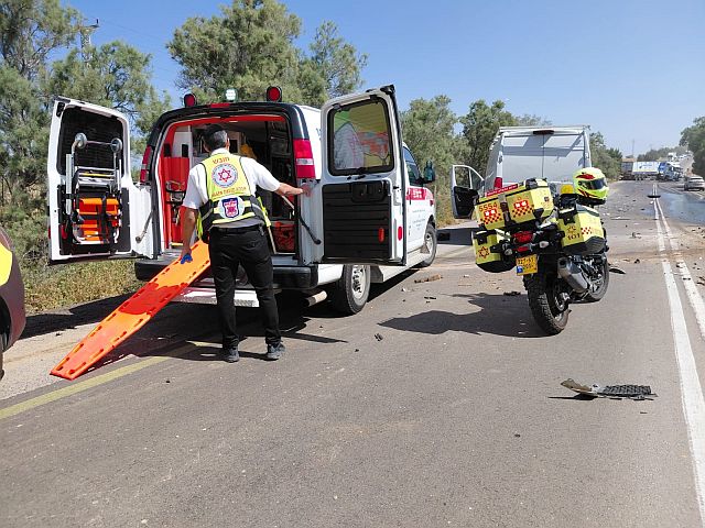 ДТП в Западном Негеве, один из пострадавших в тяжелом состоянии
