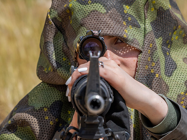 Девушки-снайперы пограничной полиции Израиля. Фоторепортаж