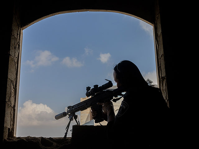 Девушки-снайперы пограничной полиции Израиля. Фоторепортаж