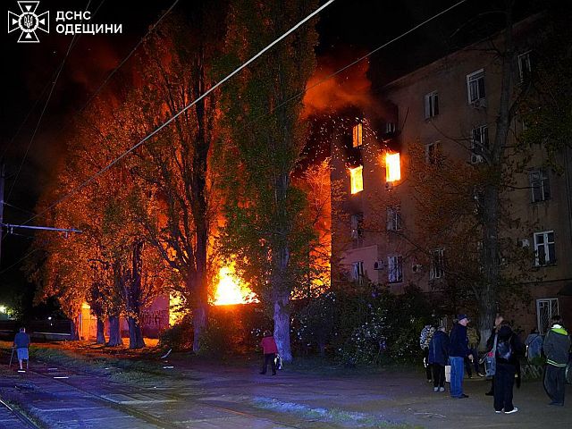 В Одессе после российской атаки