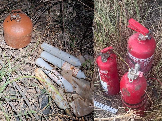 В Иудее и Самарии уничтожили взрывные устройства из корпусов огнетушителей