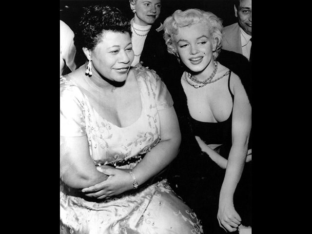 C певицей Эллой Фицджеральд. 1954 год