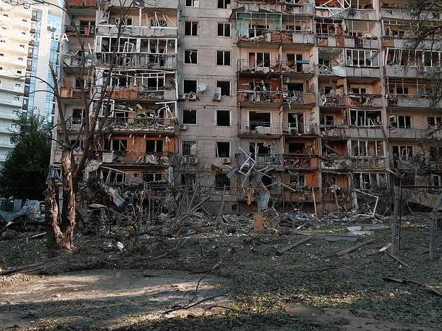 Последствия массированного удара армии РФ по Киеву. Фоторепортаж
