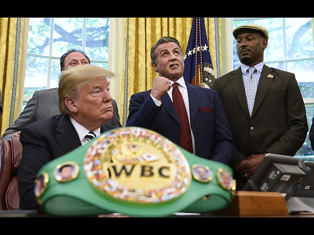 С президентом США Дональдом Трампом, 2018 год